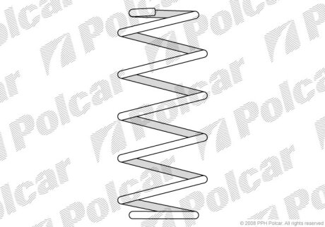 Пружина подвески Polcar ST383493