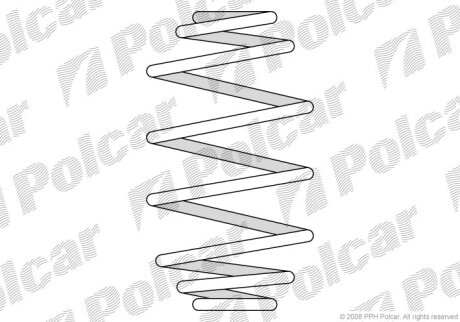 Пружина подвески Polcar ST524225