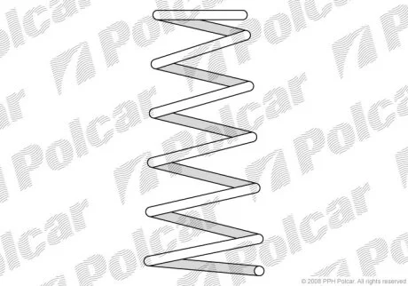 Пружина подвески Polcar SU01034
