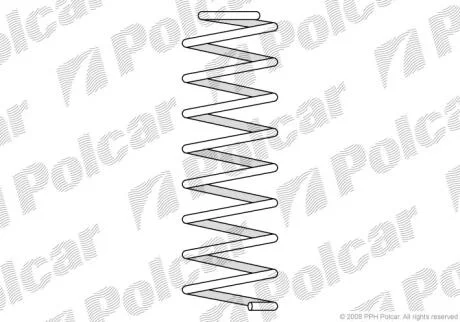 Пружина подвески Polcar SU03112