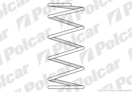Пружина подвески Polcar SU06097