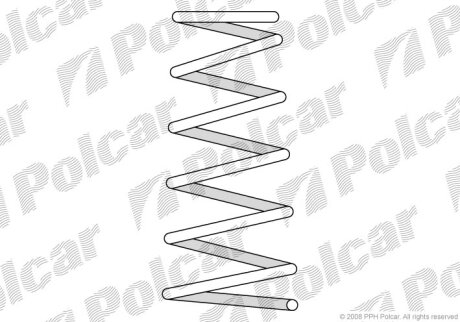 Пружина подвески Polcar SU22070