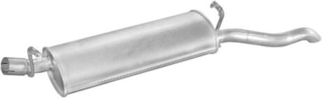 Глушитель, задняя часть POLMOSTROW 17.04