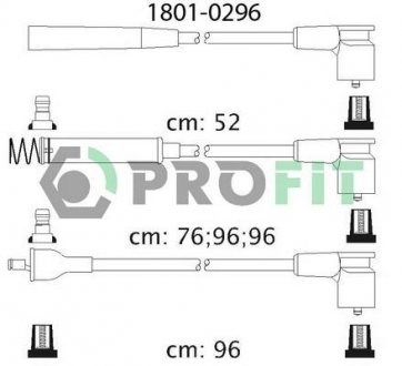 Комплект кабелей высоковольтных PROFIT 18010296 (фото 1)