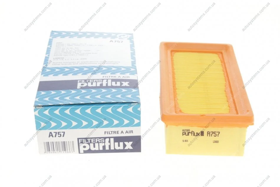 Фільтр повітряний Fiat Panda/Tipo/Uno 86- Purflux A757 (фото 1)