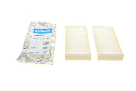 Фільтр салону BMW X1 (F48)/X2 (F39) 15- (к-кт 2 шт) Purflux AH428-2
