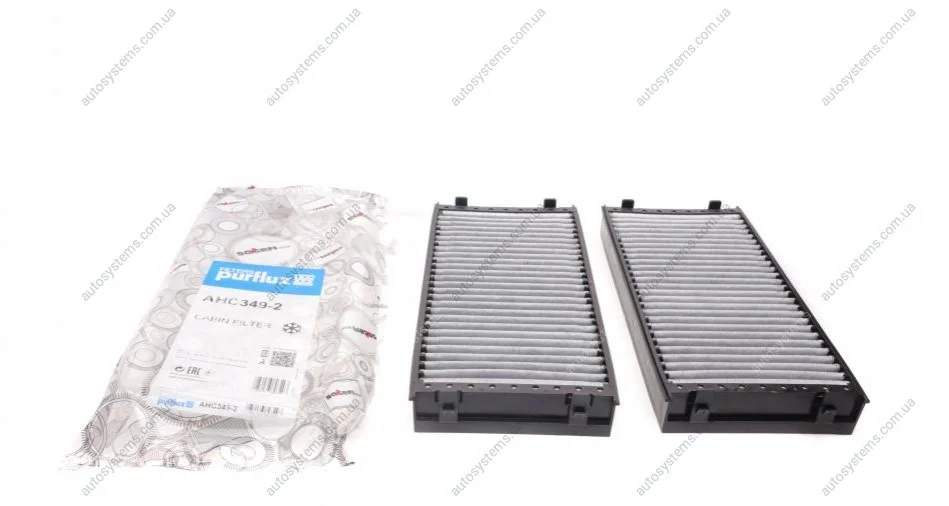 Фільтр салону BMW X5 (E70/F15)/X6 (E71/E72) 2.0-4.8 07- (вугільний) Purflux AHC349-2 (фото 1)