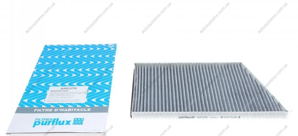 Фільтр салону MB C-class (W203) 00-07 (вугільний) Purflux AHC379 (фото 1)