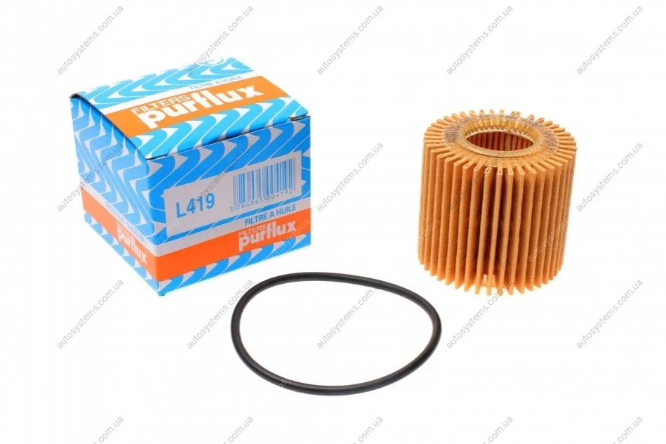 Фільтр масляний Toyota Rav4/Avensis/Land Cruiser 1.6i-2.8D 08- Purflux L419 (фото 1)