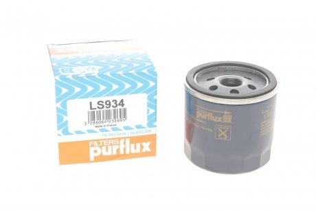 Фільтр масляний Ford Fiesta 1.4i Purflux LS934 (фото 1)