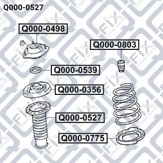 Пильник переднього амортизатора Q-fix Q0000527