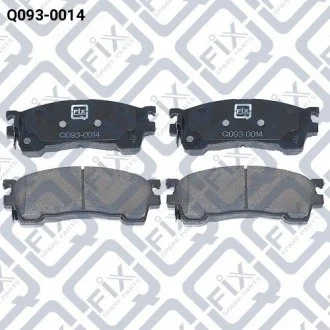 Колодки гальмівні передні дискові Q-fix Q0930014
