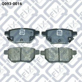 Колодки тормозные задние дисковые Q-fix Q0930016