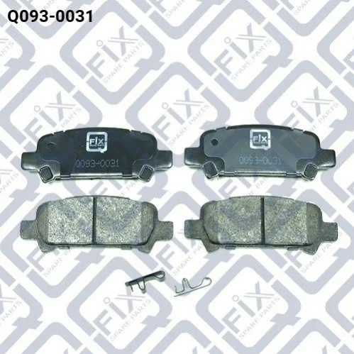 Колодки гальмівні задні дискові Q-fix Q0930031 (фото 1)