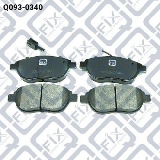 Колодки тормозные передние дисковые Q-fix Q0930340