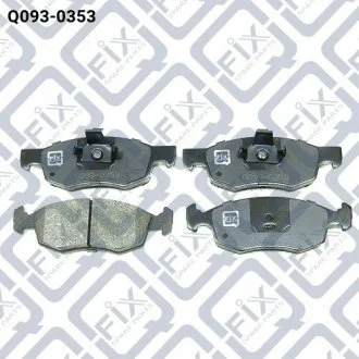 Колодки гальмівні передні дискові Q-fix Q0930353