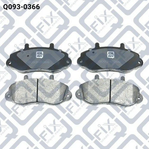 Колодки тормозные передние дисковые Q-fix Q0930366 (фото 1)