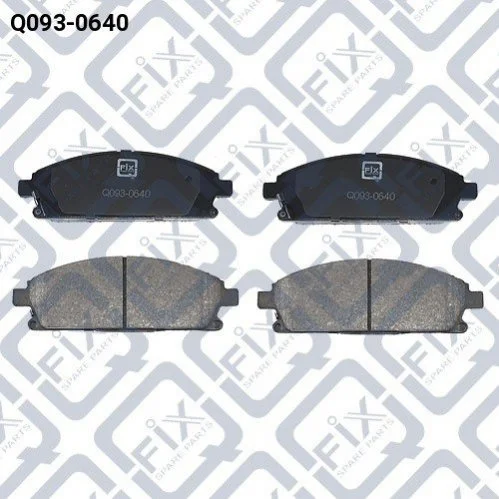 Колодки гальмівні передні дискові Q-fix Q0930640 (фото 1)