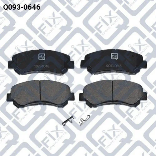Колодки тормозные передние дисковые Q-fix Q0930646 (фото 1)