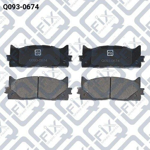 Колодки гальмівні передні Toyota Camry 2.4, 2.5, 3.5 01.06–/Lexus ES Q-fix Q0930674 (фото 1)