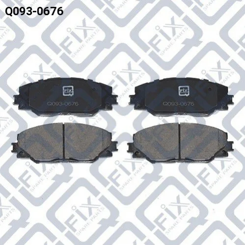 Колодки гальмівні передні дискові Q-fix Q0930676 (фото 1)