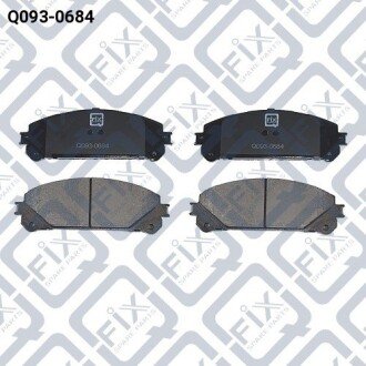 Колодки гальмівні передні дискові Q-fix Q0930684