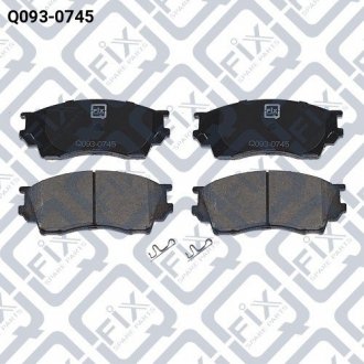 Колодки тормозные передние дисковые Q-fix Q0930745