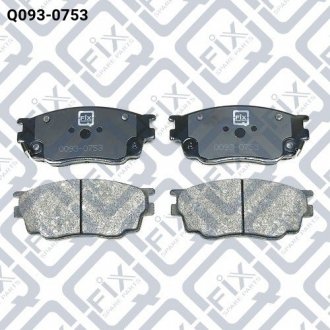 Колодки тормозные передние дисковые Q-fix Q0930753
