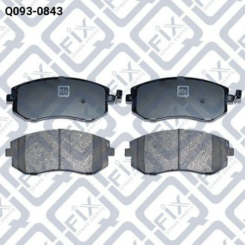 Колодки гальмівні передні дискові Q-fix Q0930843 (фото 1)