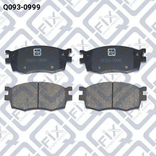Колодки гальмівні передні дискові Q-fix Q0930999 (фото 1)