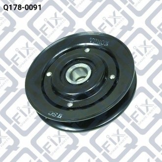 Ролик натяжний ременя кондиціонера комплект Q-fix Q1780091