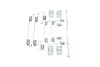 Комплект пружинок колодок ручника Fiat Sedici/Nissan Qashqai 06- Quick-brake 105-0034 (фото 2)