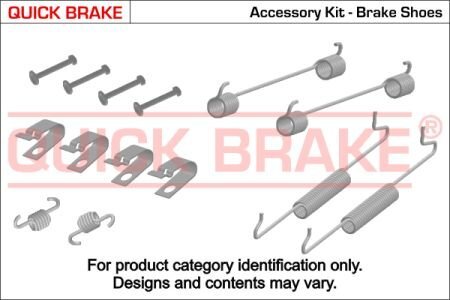 Комплект монтажный тормозных колодок Quick-brake 105-0610