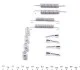 Комплект пружинок колодок ручника BMW 7 (E38)/8 (E31) 730-750i 90-01 (180x25) (Ate) Quick-brake 105-0621 (фото 2)