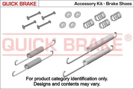 Комплект монтажный тормозных колодок Quick-brake 105-0650 (фото 1)