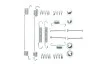 Комплект пружинок колодок ручника Fiat Fiorino 1.1-1.7TD 87-01 (Bosch) Quick-brake 105-0672 (фото 1)