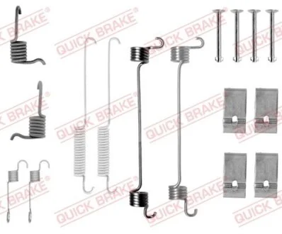 Комплект монтажный тормозных колодок Quick-brake 105-0676