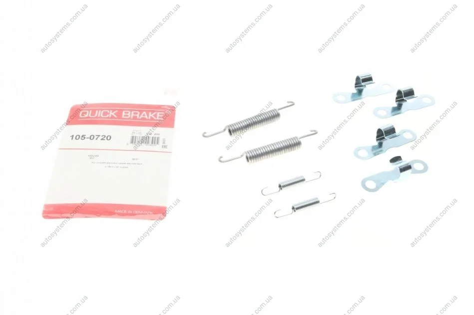 Комплект пружинок колодок ручника Renault Laguna I/Volvo C70/S70/V70 91-05 Quick-brake 105-0720 (фото 1)