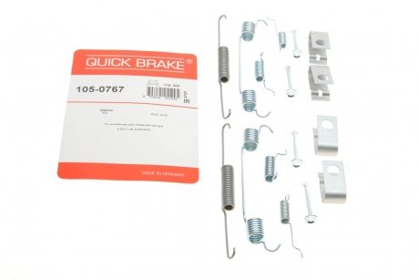 Комплект пружинок колодок ручника Mazda 323 89-98 Quick-brake 105-0767
