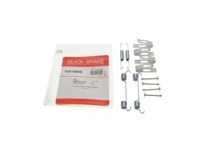 Комплект пружинок колодок ручника Jeep Cherokee 01-08 Quick-brake 105-0808