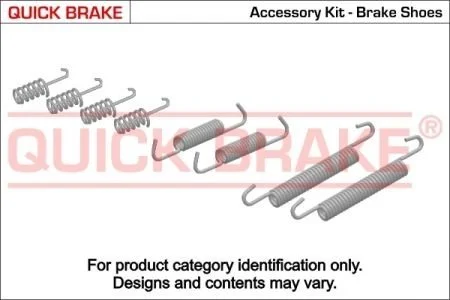 Комплект пружинок колодок ручника Volvo C70/S80/XC90/S60 01-14 Quick-brake 105-0832