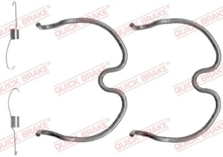 Комплект монтажный тормозных колодок Quick-brake 105-0837