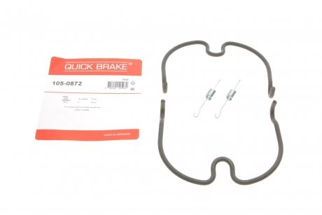 Комплект пружинок колодок ручника Opel Agila/Subaru Justy/Suzuki Ignis 00- Quick-brake 105-0872