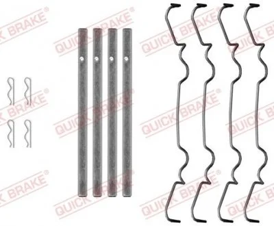 Планка супорта (переднього) прижимна (к-кт) Ford Transit/Iveco Daily IV 06-14 Quick-brake 109-0069