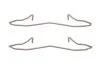 Планка супорта (переднього) прижимна (к-кт) Ford Sierra/Escort 85-95 Quick-brake 109-1057 (фото 1)