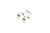 Планка супорта (переднього) прижимна (к-кт) Mitsubishi Pajero/Galant VII/VIII 92-07 (Akebono) Quick-brake 109-1199 (фото 3)