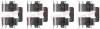 Пружины прижимные колодок тормозных Quick-brake 109-1277 (фото 1)