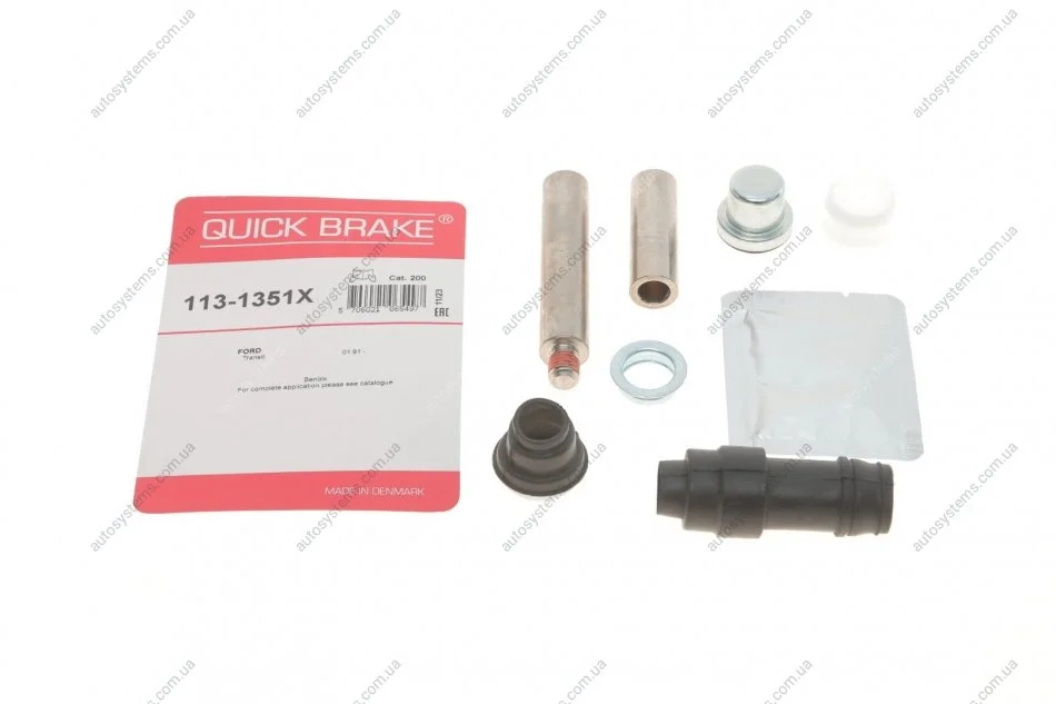 Направляюча супорта (переднього/к-кт) Ford Transit 2.0-2.5 91-00 (Bendix) Quick-brake 113-1351X (фото 1)