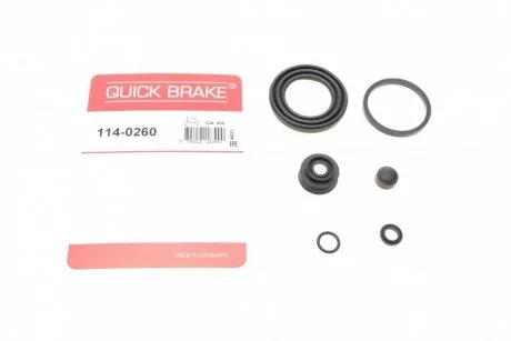 Ремкомплект супорта (заднього) Honda Accord VII/VIII 08- (d=38mm) (Nih) Quick-brake 114-0260