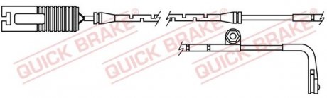 Датчик зносу гальмівних колодок (передніх) BMW 5 (E39) 95-04 (L=830mm) Quick-brake WS 0163 A